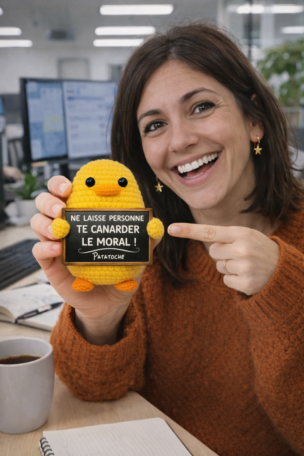 canard patatoche patate positive cadeau original